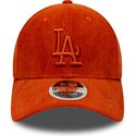 mutzen-gebogen-orange-verstellbares-band-9forty-m-crown-cord-der-los-angeles-dodgers-mlb-von-new-era