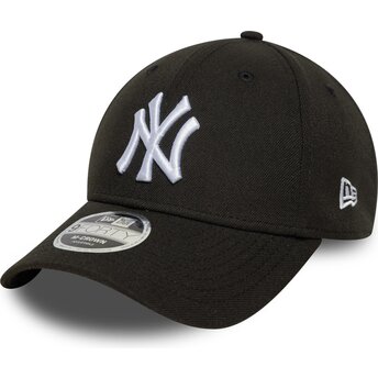Mützen gebogen schwarz snapback 9FORTY M-Crown der New York Yankees MLB von New Era