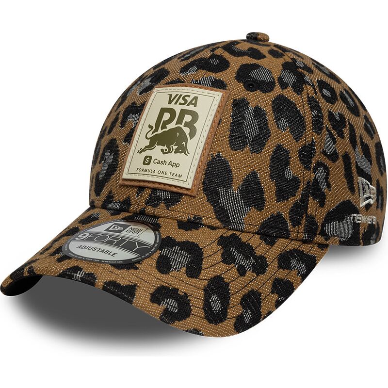 mutzen-gebogen-leopard-verstellbares-band-9forty-der-racing-bulls-f1-team-formula-1-von-new-era