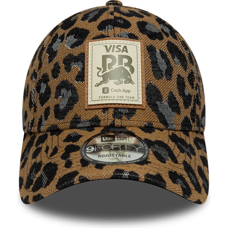 mutzen-gebogen-leopard-verstellbares-band-9forty-der-racing-bulls-f1-team-formula-1-von-new-era
