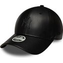 mutzen-gebogen-schwarz-snapback-9forty-m-crown-pu-diamante-der-new-york-yankees-mlb-von-new-era