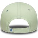 casquette-courbee-verte-ajustable-pour-enfant-avec-logo-bleu-9forty-dino-icon-new-york-yankees-mlb-new-era
