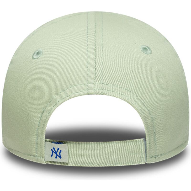 mutzen-gebogen-grun-verstellbares-band-fur-kinder-9forty-dino-icon-der-new-york-yankees-mlb-von-new-era