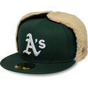 mutzen-flach-grun-angepasst-59fifty-dogear-world-series-der-oakland-athletics-mlb-von-new-era