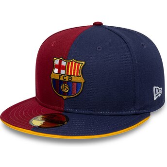 Mützen flach mehrfarbig angepasst 59FIFTY 9FIFTY Poly der FC Barcelona LALIGA von New Era
