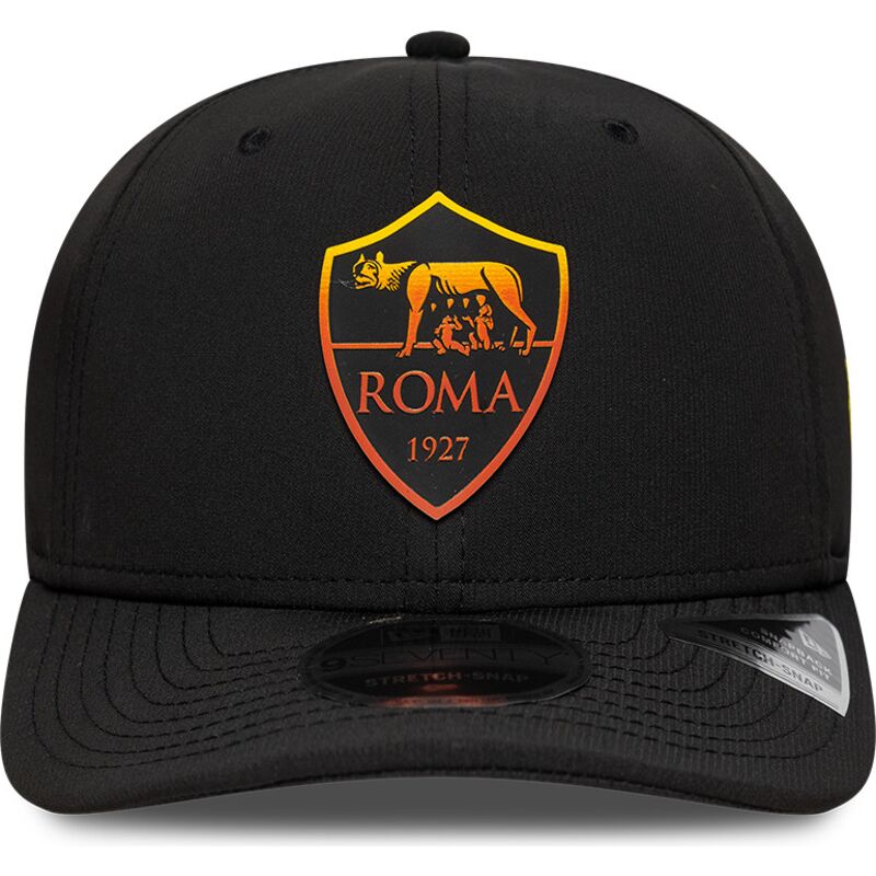 casquette-courbee-noire-snapback-9seventy-stretch-snap-repreve-associazione-sportiva-roma-serie-a-new-era casquette-courbee-noire-snapback-9seventy-stretch-snap-repreve-associazione-sportiva-roma-serie-a-new-era