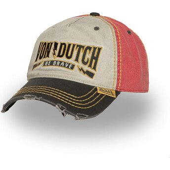Mützen gebogen mehrfarbig verstellbares band RETRO08 von Von Dutch