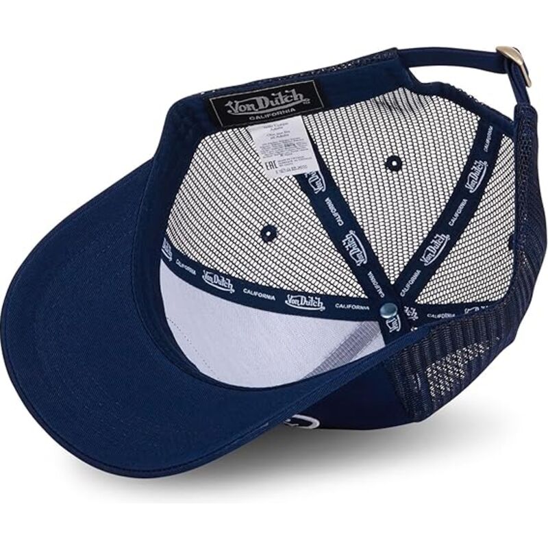 casquette-trucker-bleue-marine-ajustable-lof-b20-von-dutch casquette-trucker-bleue-marine-ajustable-lof-b20-von-dutch