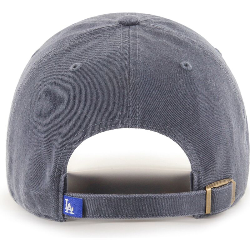 mutzen-gebogen-grau-verstellbares-band-clean-up-vintage-navy-der-los-angeles-dodgers-mlb-von-47-brand