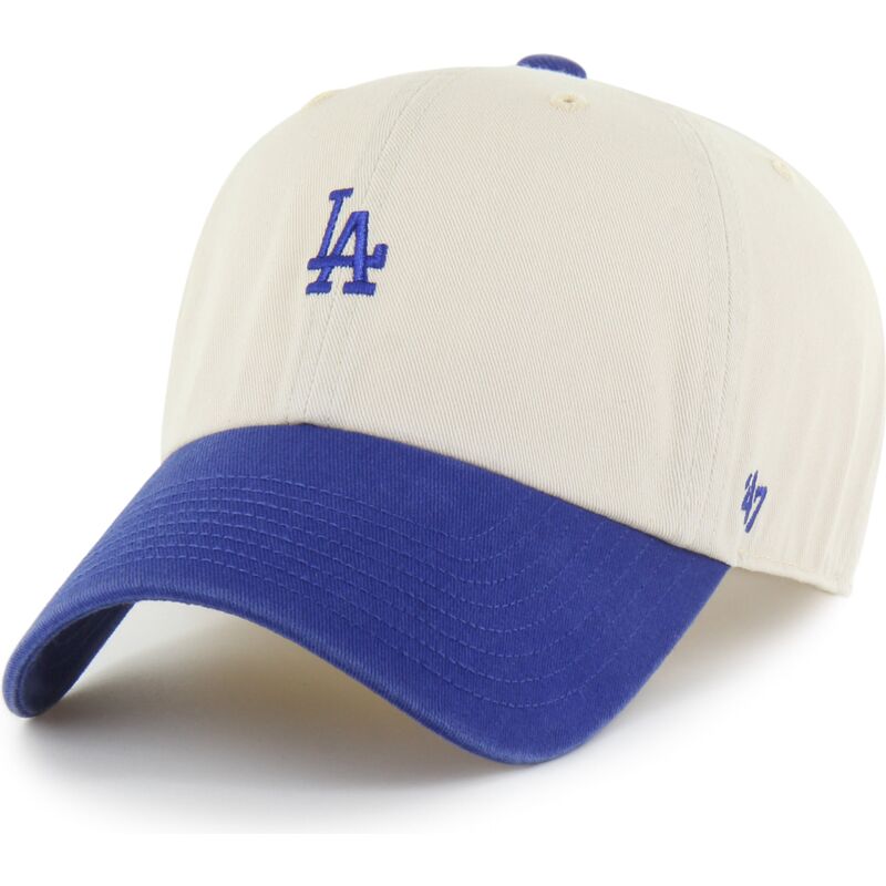mutzen-gebogen-beige-verstellbares-band-clean-up-base-runner-two-tone-der-los-angeles-dodgers-mlb-von-47-brand mutzen-gebogen-beige-verstellbares-band-clean-up-base-runner-two-tone-der-los-angeles-dodgers-mlb-von-47-brand