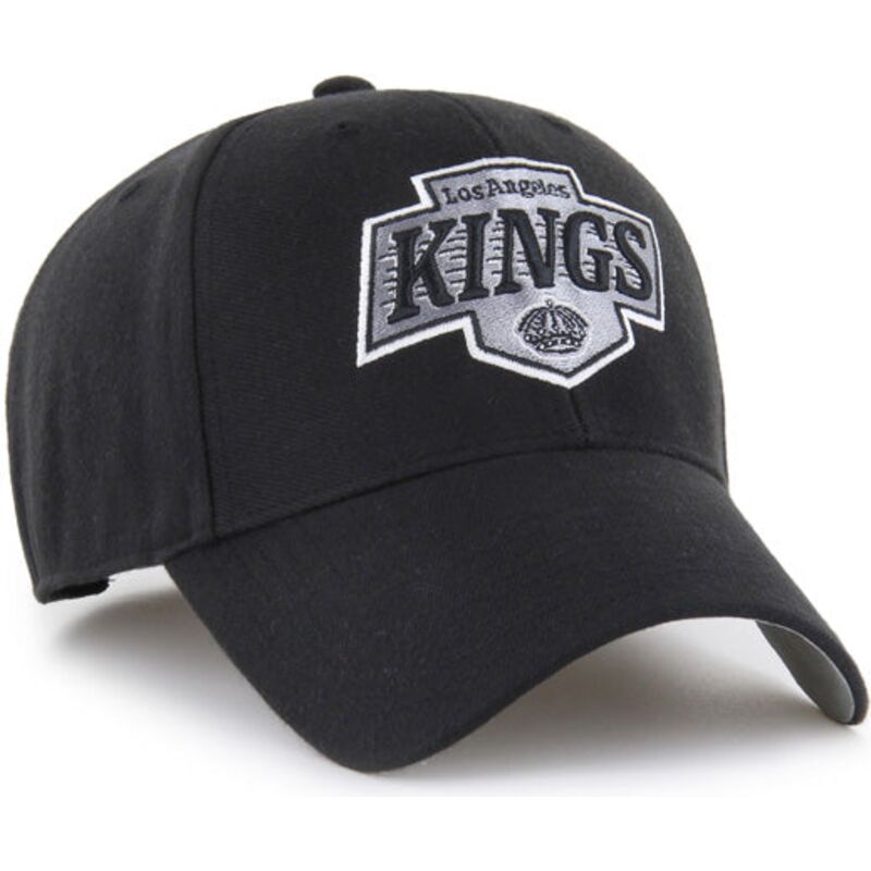 casquette-courbee-noire-ajustable-mvp-essential-los-angeles-kings-nhl-47-brand