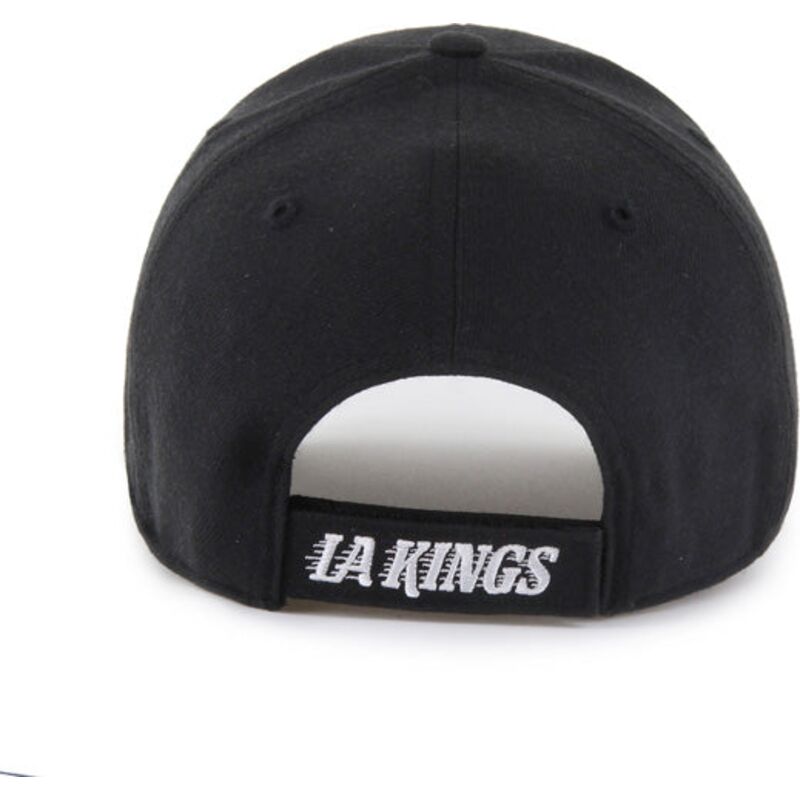 mutzen-gebogen-schwarz-verstellbares-band-mvp-essential-der-los-angeles-kings-nhl-von-47-brand