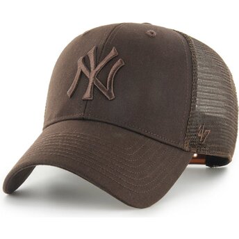 Casquette trucker marron avec logo marron MVP Branson New...