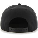 casquette-plate-noire-snapback-avec-logo-noir-captain-no-shot-new-york-yankees-mlb-47-brand