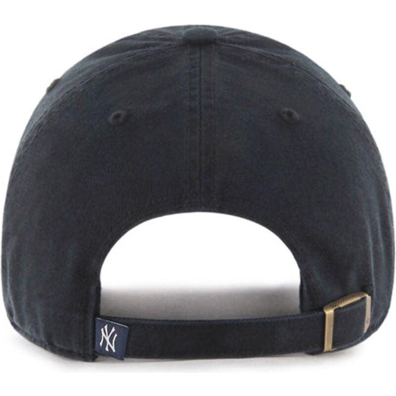 schwarze-gebogene-kappe-new-york-yankees-mlb-clean-up-von-47-brand schwarze-gebogene-kappe-new-york-yankees-mlb-clean-up-von-47-brand