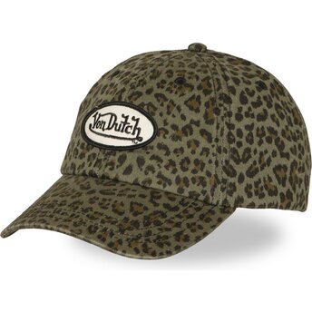 Mützen gebogen leopard verstellbares band SOVA von Von Dutch