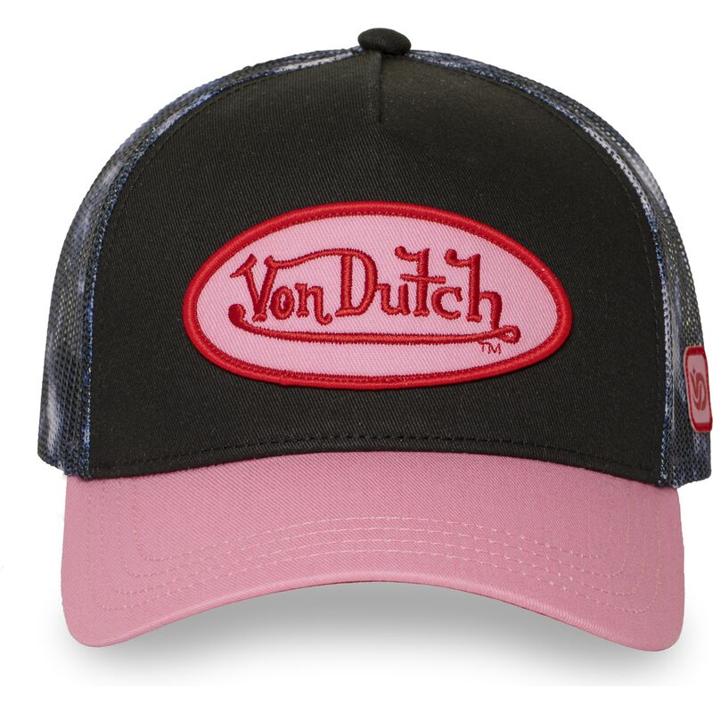 casquette-trucker-noire-et-rose-space-von-dutch