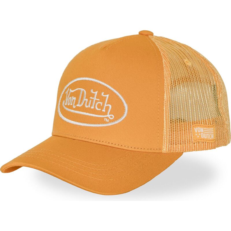 casquette-trucker-orange-ajustable-lofb53-von-dutch