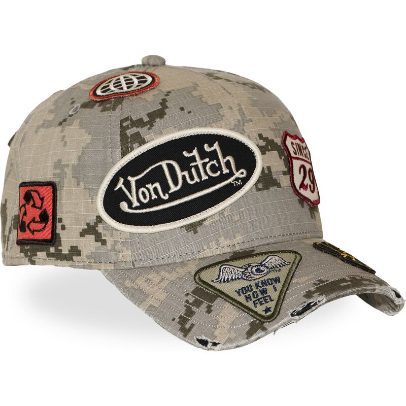 casquette-courbee-camouflage-snapback-kamo03-von-dutch casquette-courbee-camouflage-snapback-kamo03-von-dutch