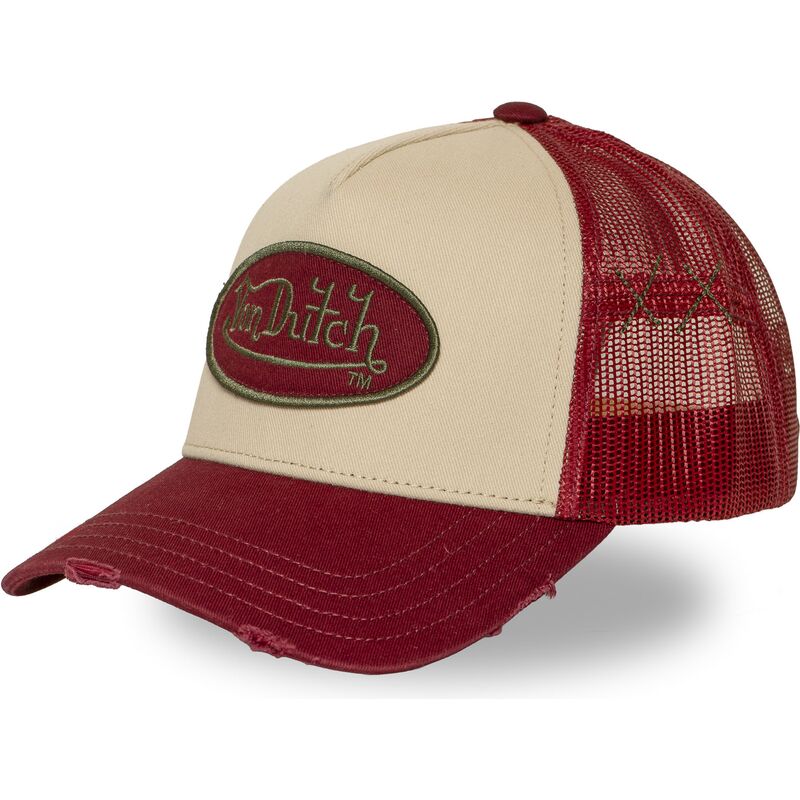 casquette-trucker-rouge-et-beige-used-16-von-dutch casquette-trucker-rouge-et-beige-used-16-von-dutch