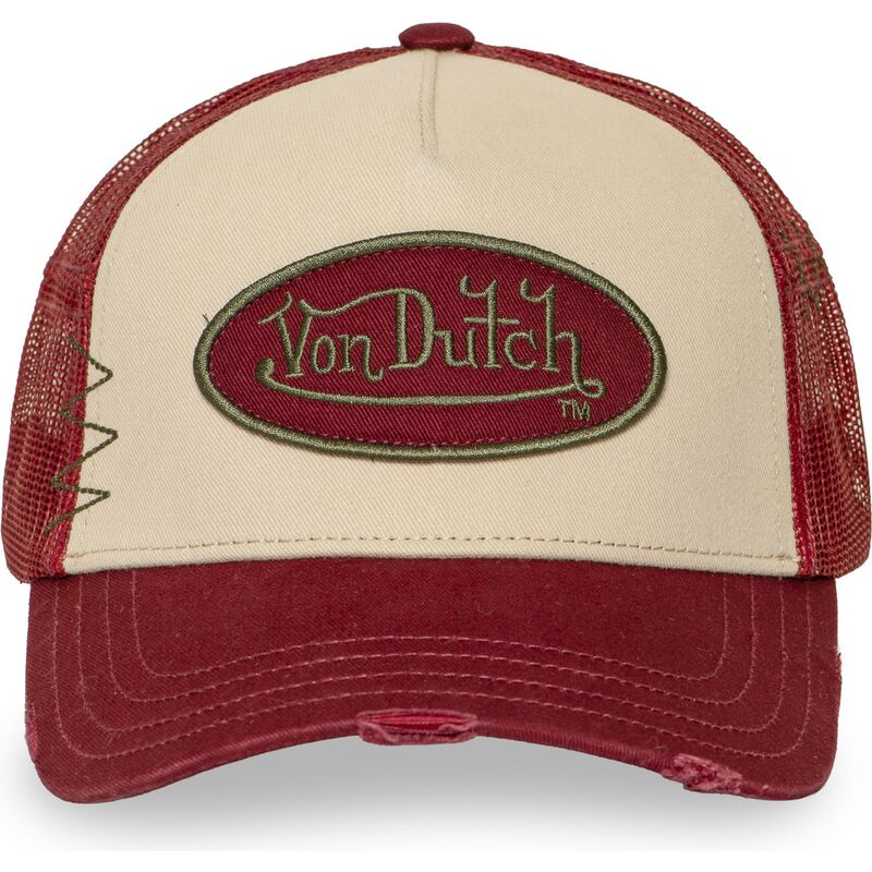 casquette-trucker-rouge-et-beige-used-16-von-dutch casquette-trucker-rouge-et-beige-used-16-von-dutch