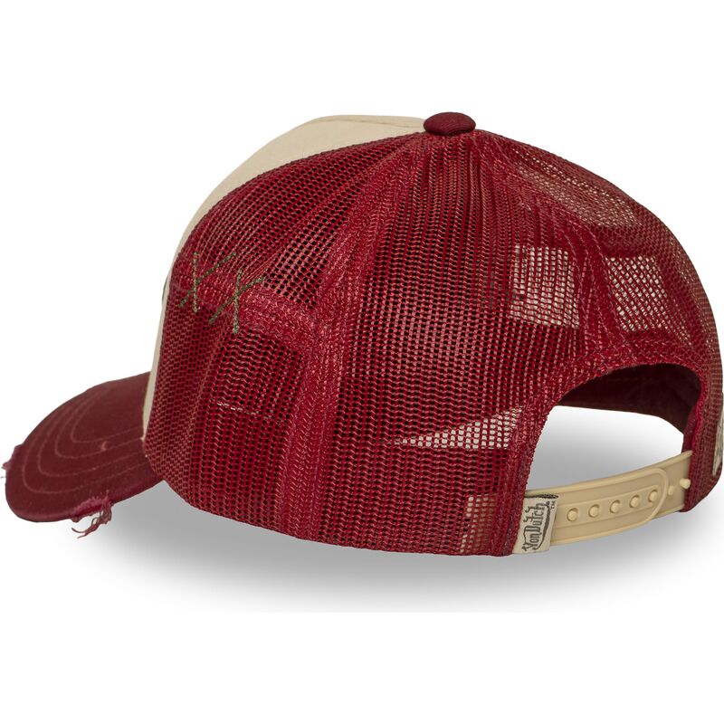 casquette-trucker-rouge-et-beige-used-16-von-dutch casquette-trucker-rouge-et-beige-used-16-von-dutch