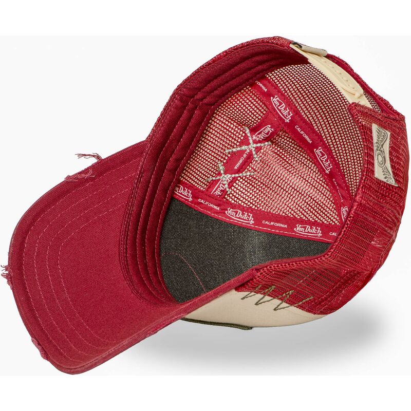 casquette-trucker-rouge-et-beige-used-16-von-dutch casquette-trucker-rouge-et-beige-used-16-von-dutch