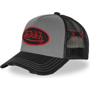 Mützen gebogen grau snapback USED 17 von Von Dutch