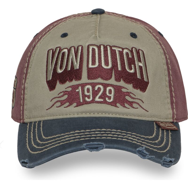 casquette-courbee-multicolore-ajustable-retro15-von-dutch