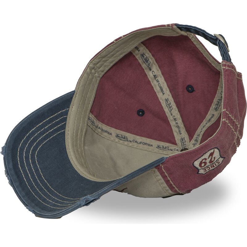 mutzen-gebogen-mehrfarbig-verstellbares-band-retro15-von-von-dutch