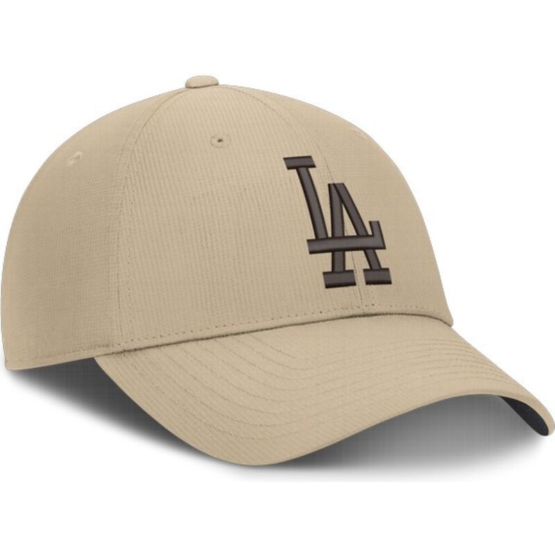 casquette-courbee-beige-ajustable-avec-logo-marron-club-structured-uv-poly-ripstop-los-angeles-dodgers-mlb-nike casquette-courbee-beige-ajustable-avec-logo-marron-club-structured-uv-poly-ripstop-los-angeles-dodgers-mlb-nike