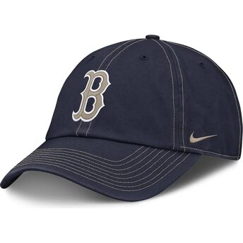 Mützen gebogen marineblau verstellbares band Fathers Day Club Unstructured Organic Cotton der Boston Red Sox MLB von Nike