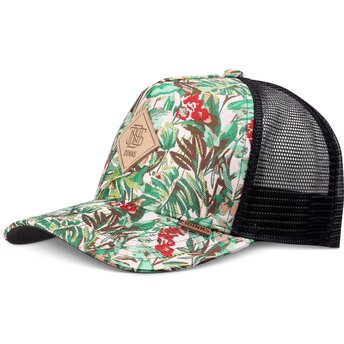 Mützen gebogen grün snapback HFT Woven Jungle von Djinns