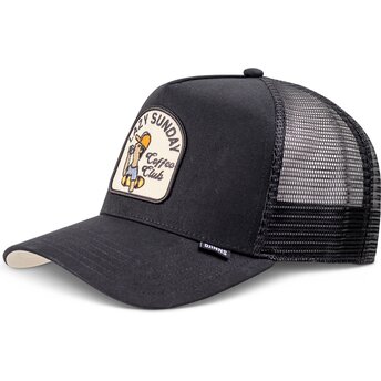Mützen gebogen schwarz snapback HFT Skaterboy von Djinns
