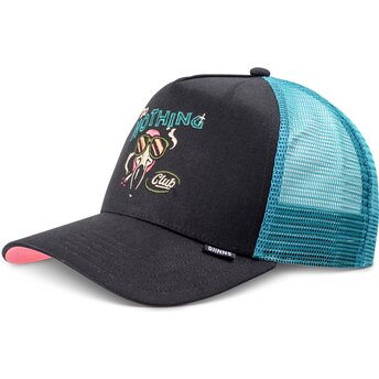 Mützen gebogen schwarz snapback HFT DNC Flamingo von Djinns