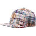 casquette-plate-multicolore-snapback-patch-check-turquioise-djinns