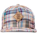 casquette-plate-multicolore-snapback-patch-check-turquioise-djinns