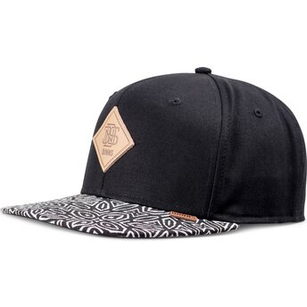 Mützen flach schwarz snapback Gothic Freestyle Rev von Djinns
