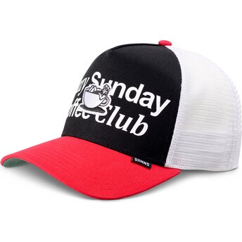 Casquette trucker noire et rouge HFT Guy in a Cup Djinns
