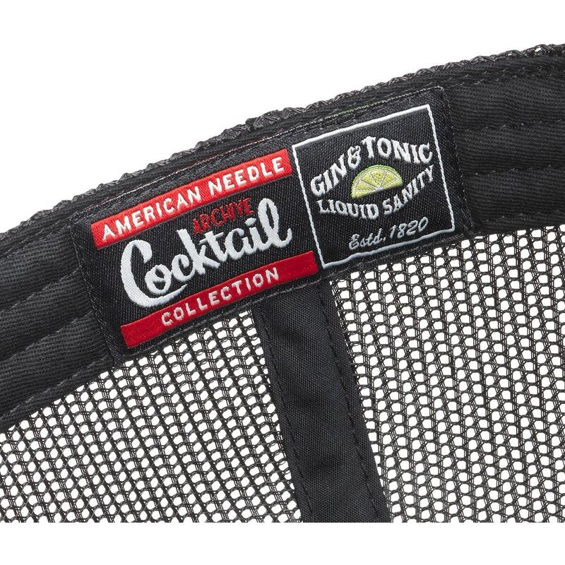 casquette-trucker-bleue-marine-et-noire-archive-valin-gin-and-tonic-cocktails-american-needle