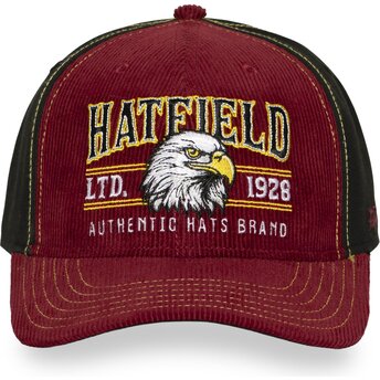 Mützen gebogen rot snapback PCS EAG von Hatfield