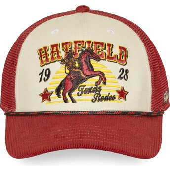 Mützen gebogen rot snapback PCS ROD von Hatfield