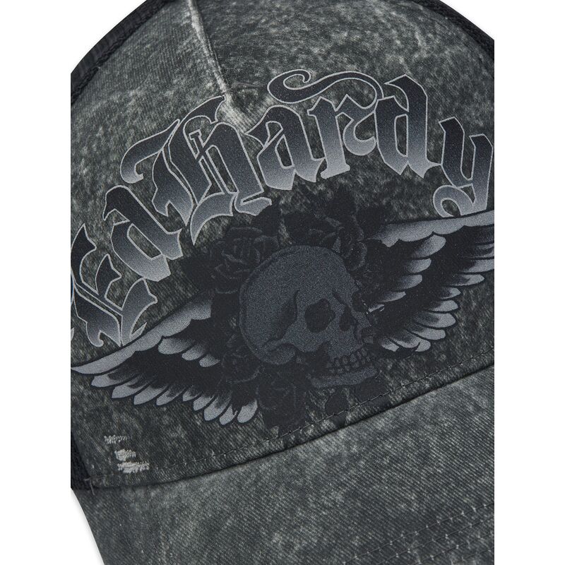 casquette-trucker-grise-flaming-gothic-skull-washed-ed-hardy casquette-trucker-grise-flaming-gothic-skull-washed-ed-hardy