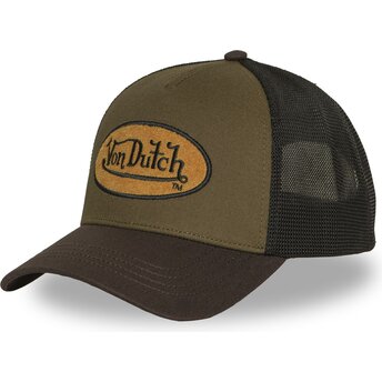 Casquette trucker verte et marron TERRY20 Von Dutch