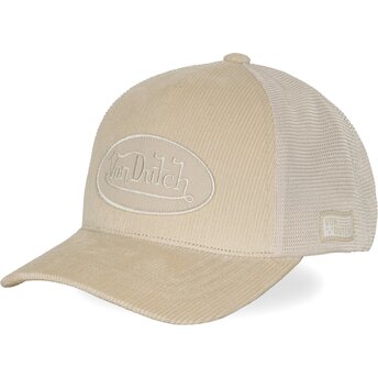 Casquette trucker crème LOF B48 Von Dutch