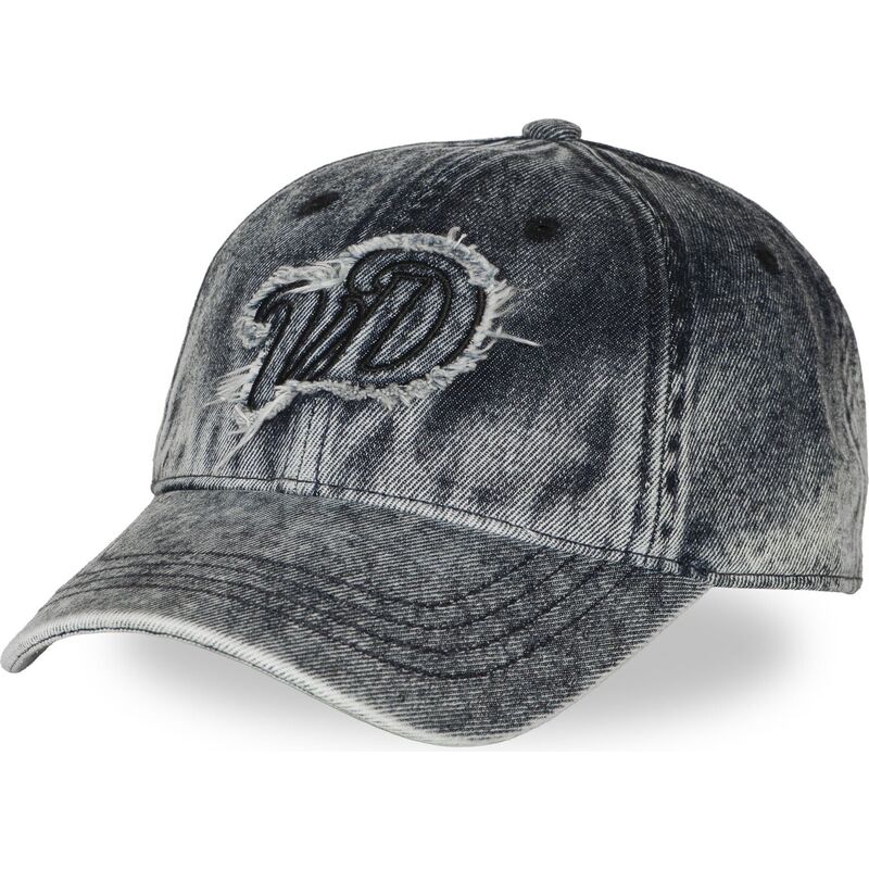 mutzen-gebogen-blau-verstellbares-band-denim-fringe-von-von-dutch mutzen-gebogen-blau-verstellbares-band-denim-fringe-von-von-dutch
