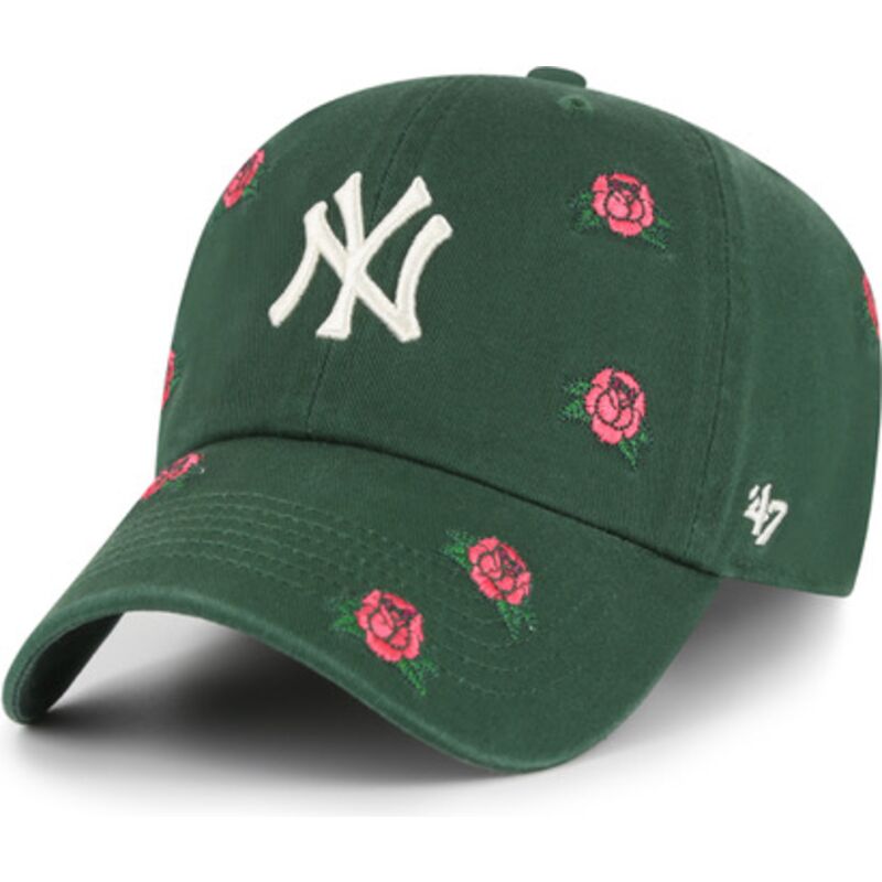 casquette-courbee-verte-ajustable-clean-up-scatter-new-york-yankees-mlb-47-brand casquette-courbee-verte-ajustable-clean-up-scatter-new-york-yankees-mlb-47-brand