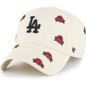 mutzen-gebogen-beige-verstellbares-band-clean-up-scatter-der-los-angeles-dodgers-mlb-von-47-brand