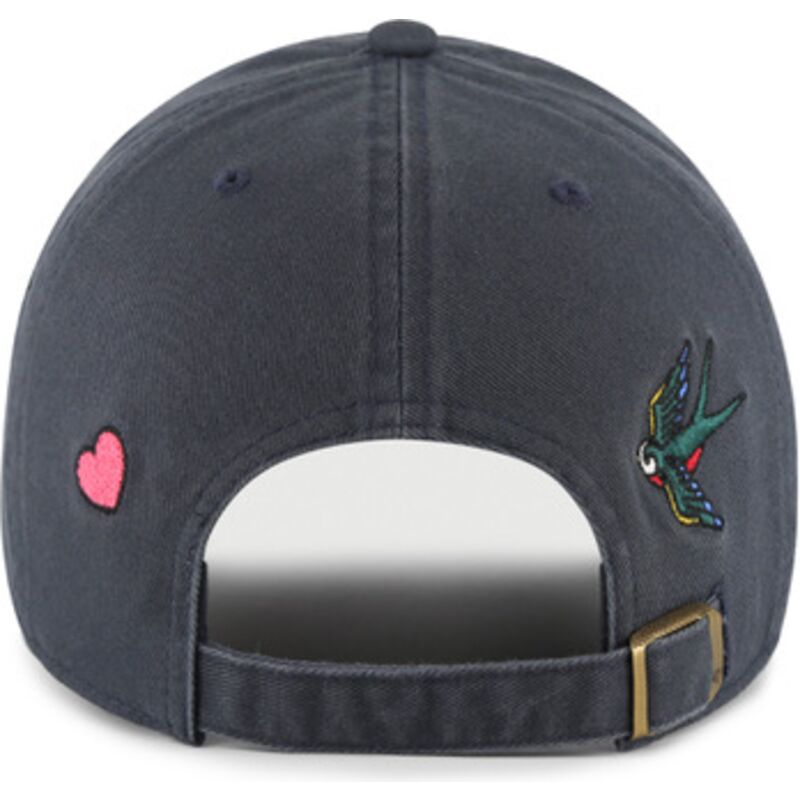 casquette-courbee-bleue-marine-ajustable-clean-up-multi-scatter-new-york-yankees-mlb-47-brand