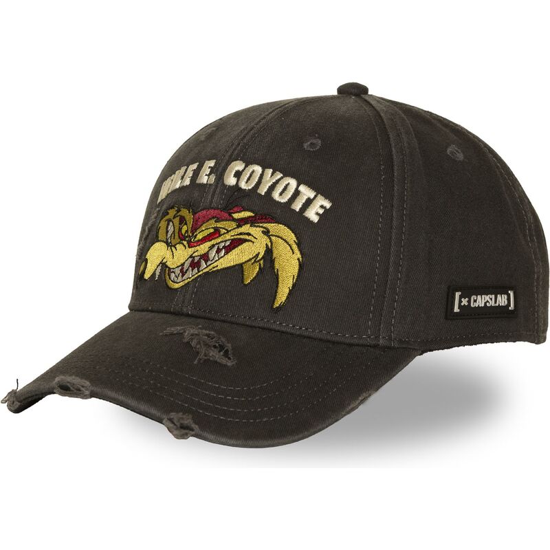 mutzen-gebogen-schwarz-snapback-loo14-coy-kojote-looney-tunes-von-capslab mutzen-gebogen-schwarz-snapback-loo14-coy-kojote-looney-tunes-von-capslab